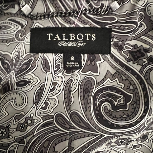 TALBOTS women gray blazer /size 8 - Picture 10 of 16